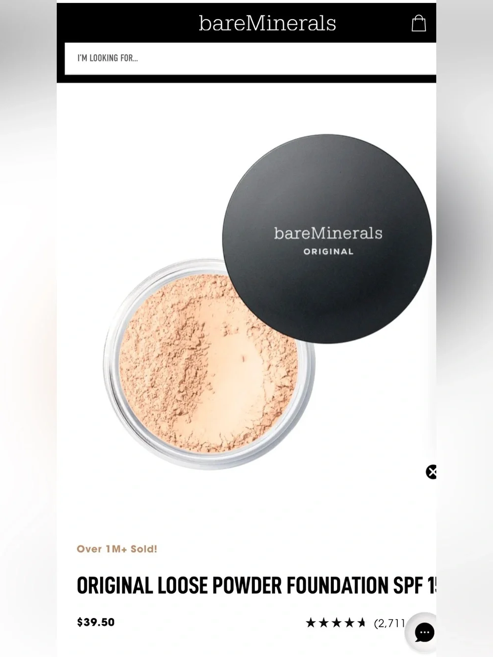 Bare Minerals powder Makeup & Concealers